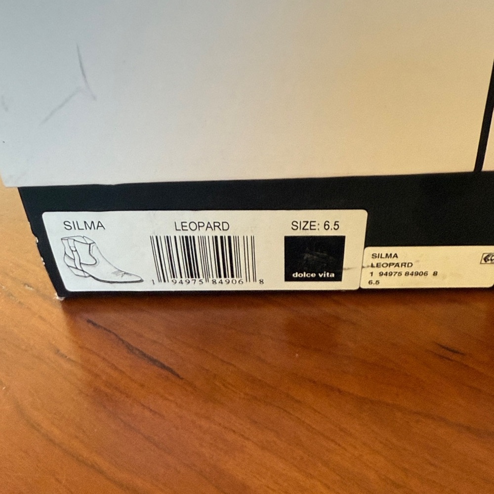 Dolce Vita Silma Leopard Print Boots